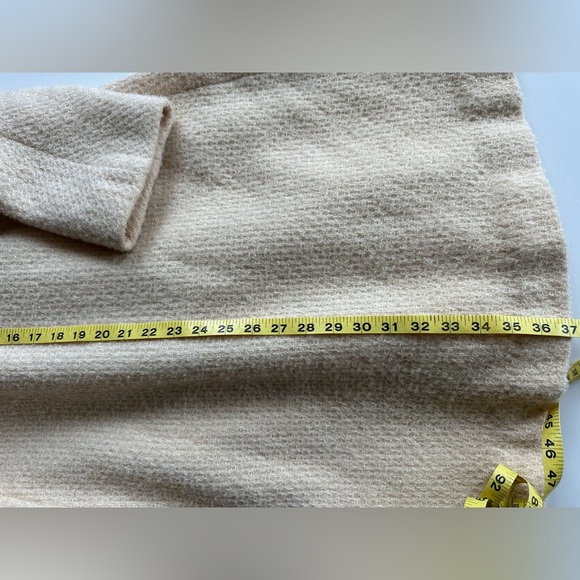 vintage 50s 60s lilli ann's junior petite Cream Double Breasted coat - Picture 14 of 14